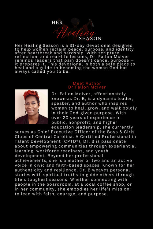 Her Healing Season 31 Day Devotional (Signed Copy)